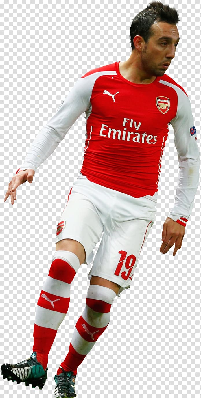 Santi Cazorla Jersey Peloc Sport Football player, arsenal transparent background PNG clipart