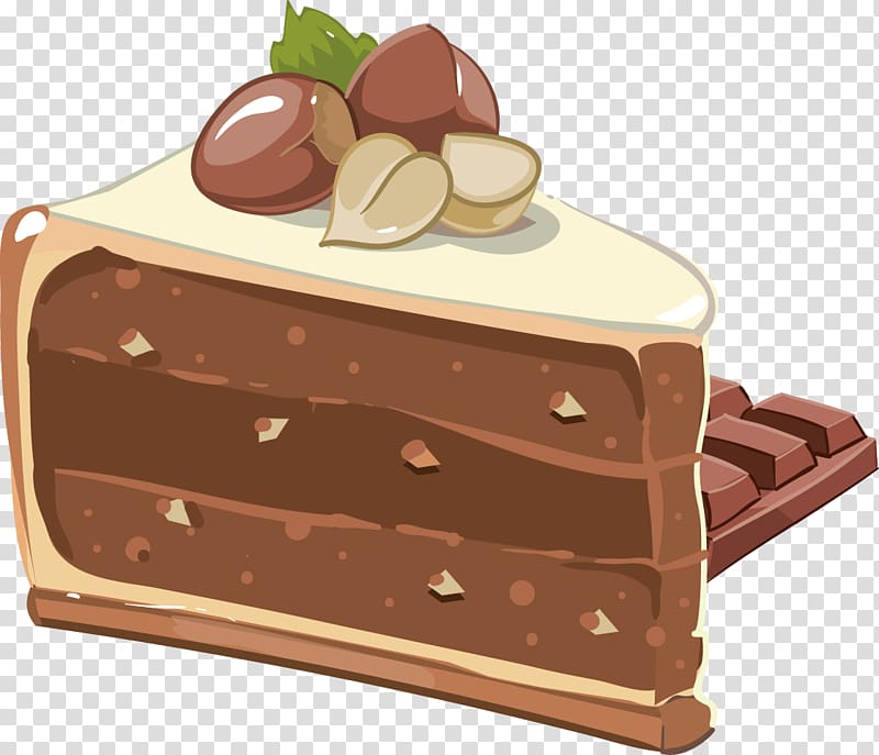 Torte Milk Chocolate cake Fruitcake Cream, Dessert Cake transparent background PNG clipart