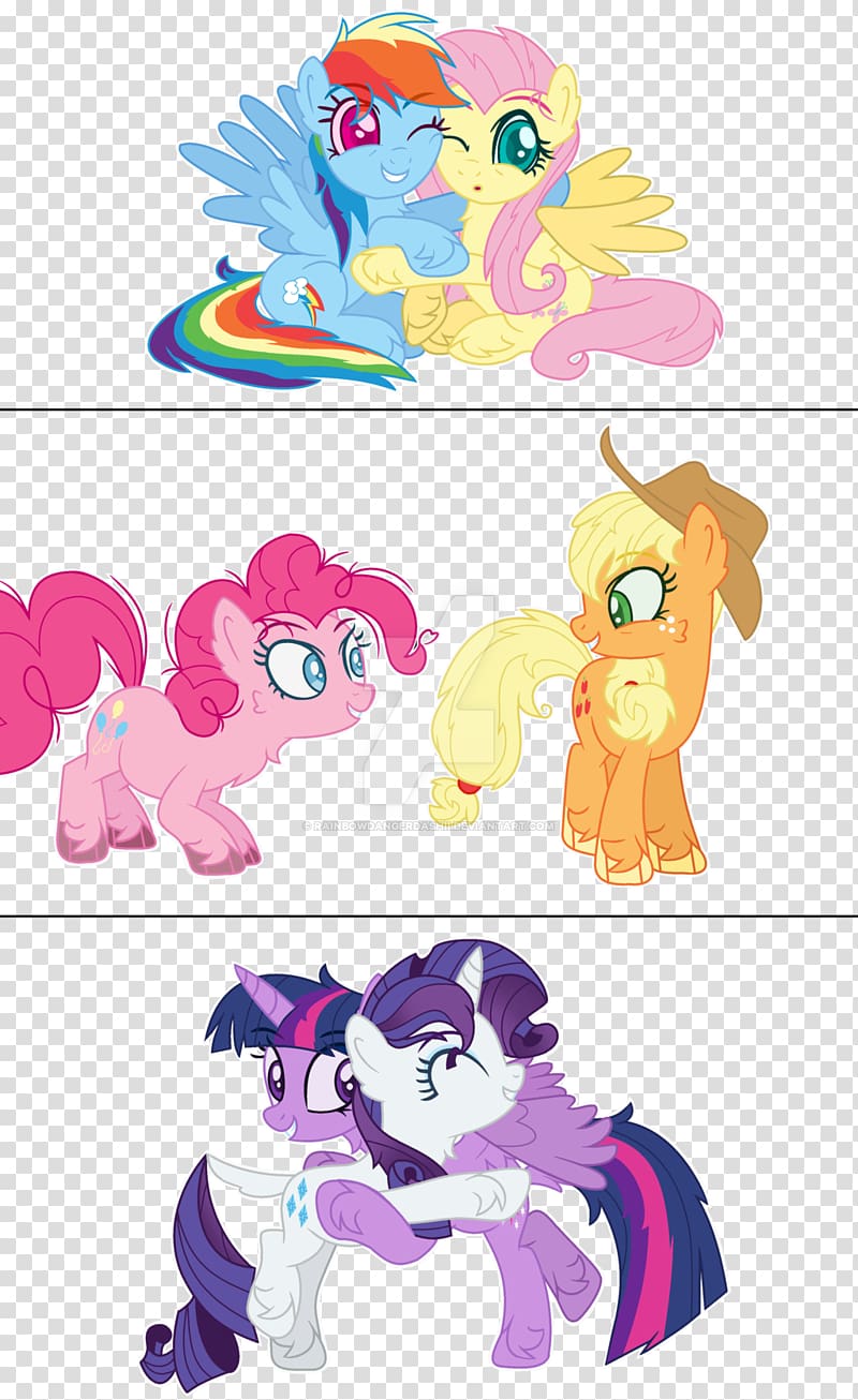 My Little Pony: Friendship Is Magic, Season 7 Rainbow Dash Fluttershy , rarity base transparent background PNG clipart