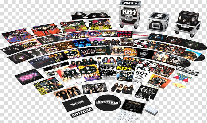 Phonograph record Box set KISSTERIA: The Ultimate Vinyl Road Case LP record, kiss transparent background PNG clipart