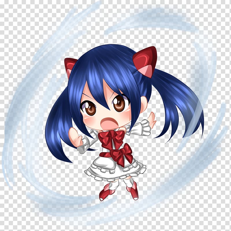 Wendy Marvell Natsu Dragneel Fairy Tail Anime Chibi, fairy tail transparent background PNG clipart
