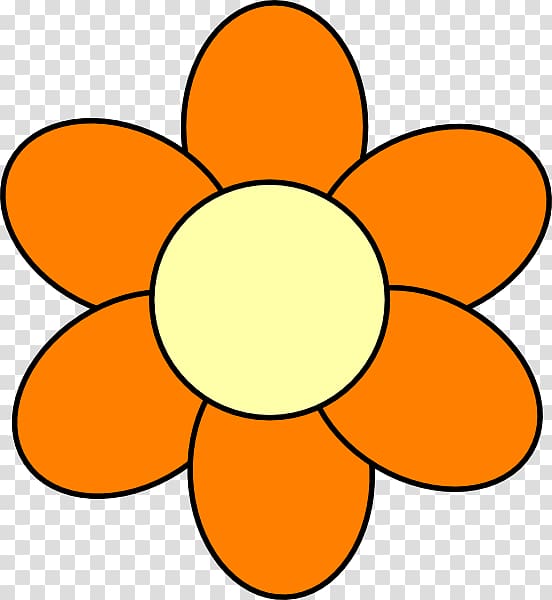 Orange blossom Flower, Hippie Heart s, orange, symmetry png