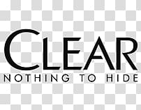 clear nothing to hide text, Clear Logo transparent background PNG clipart