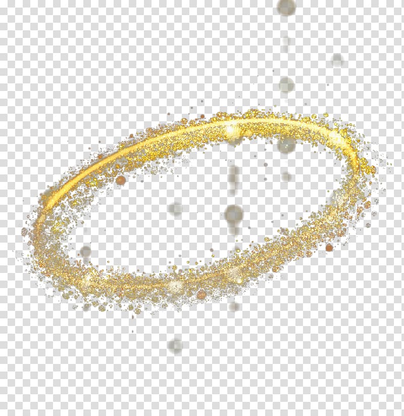Powder Gold, Gold powder circle transparent background PNG clipart