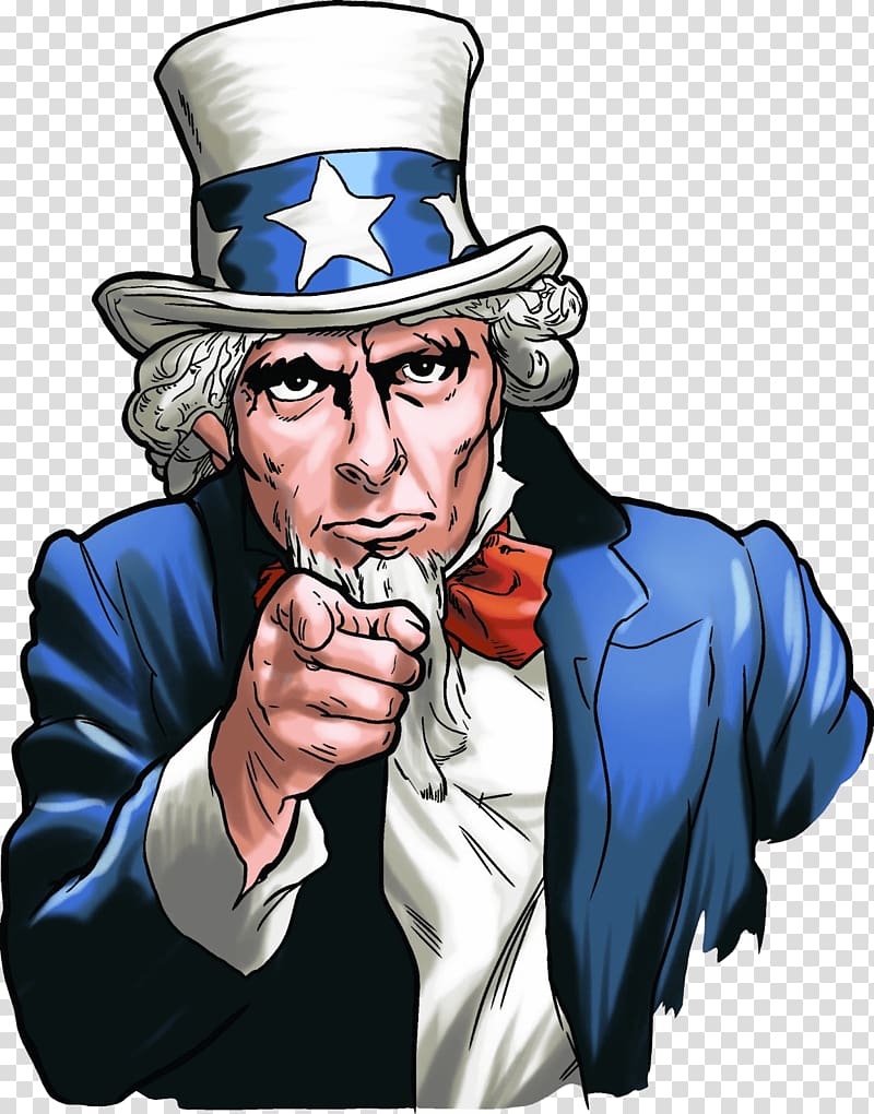 Samuel Wilson Who is Uncle Sam? I Want You , we want you chuck norris transparent background PNG clipart