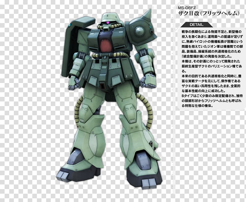 MS-06系列机动战士 MS-05 Zaku I Gundam ハイグレード・ユニバーサルセンチュリー, Johnny transparent background PNG clipart
