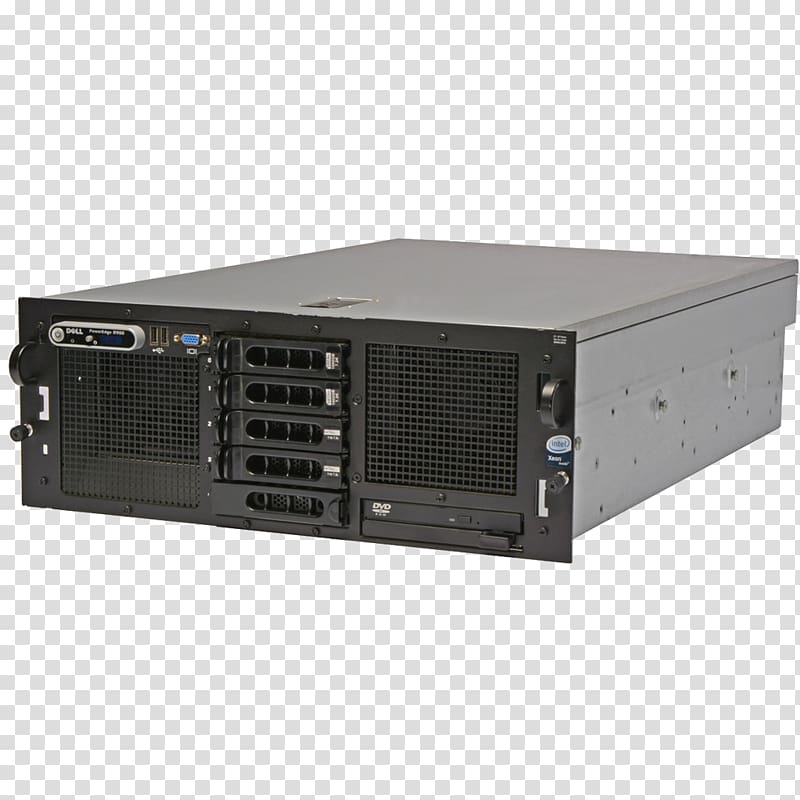 Disk array Dell PowerEdge Computer Servers Small form factor, Computer transparent background PNG clipart