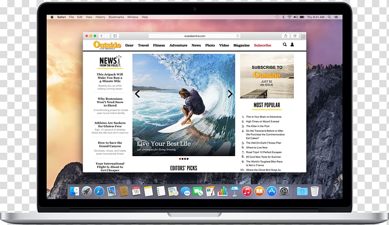 Safari Web browser Apple macOS, safari transparent background PNG clipart