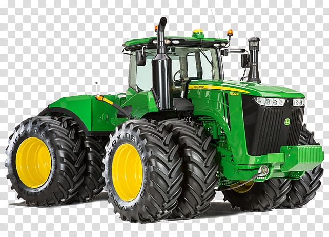 John Deere Tractor Agriculture Farm Agricultural machinery, Tractor transparent background PNG clipart