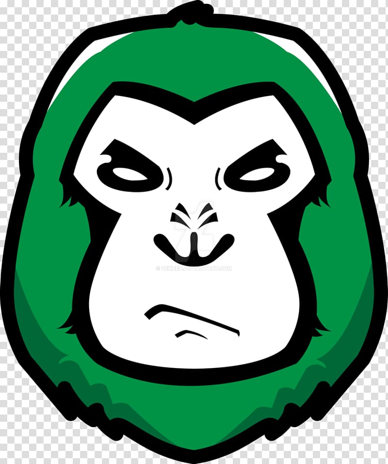 Character Fiction , gorilla Logo transparent background PNG clipart