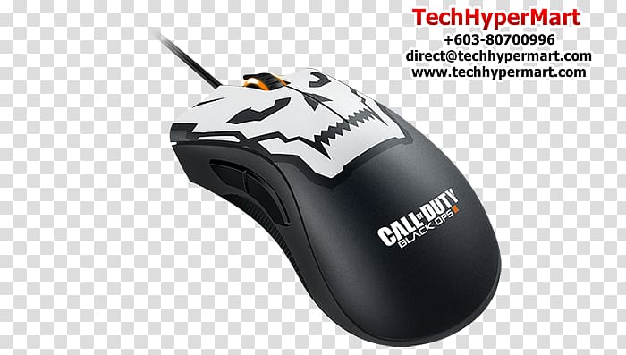 Computer mouse Call of Duty: Black Ops III Razer DeathAdder Chroma Gamer, adjustment button transparent background PNG clipart
