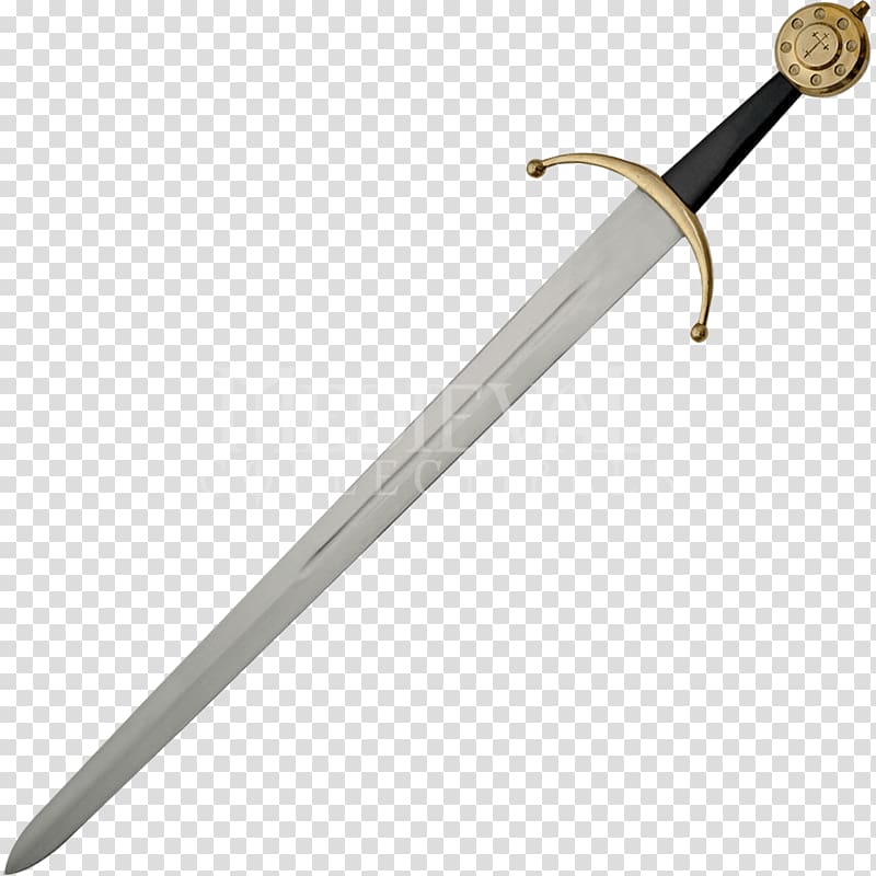 Middle Ages Knightly sword Weapon, Sword transparent background PNG clipart