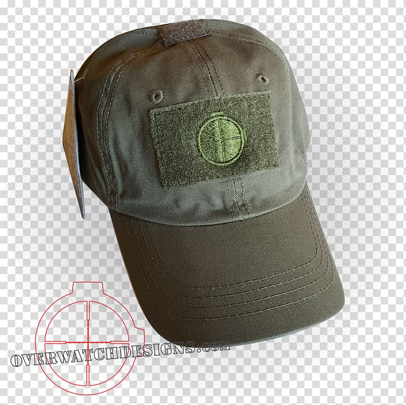 Baseball cap Overwatch Green Hat Olive Drab, baseball cap transparent background PNG clipart