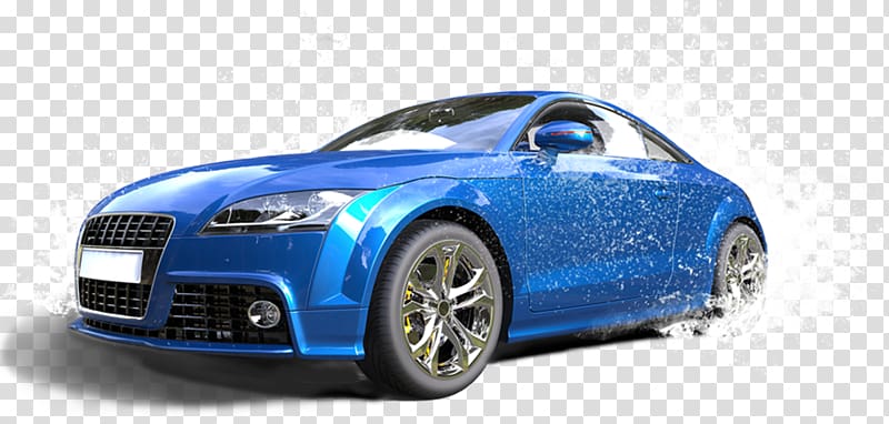 blue Audi TT coupe illustration, Car wash Automobile repair shop Auto detailing Jeep, the car wash transparent background PNG clipart
