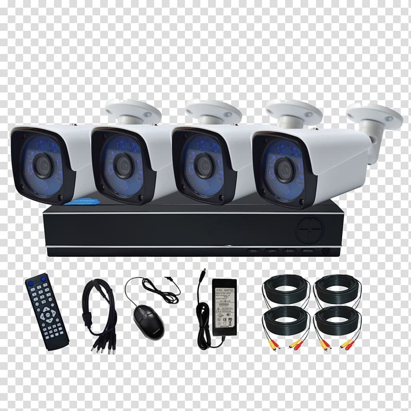 Analog High Definition Closed-circuit television 1080p IP camera, Camera transparent background PNG clipart