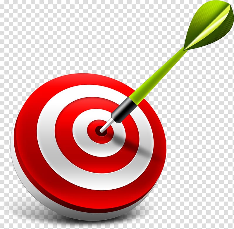 Bullseye Darts Shooting target , archery transparent background PNG clipart