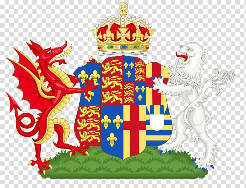 England Royal coat of arms of the United Kingdom Welsh Dragon House of Tudor, England transparent background PNG clipart