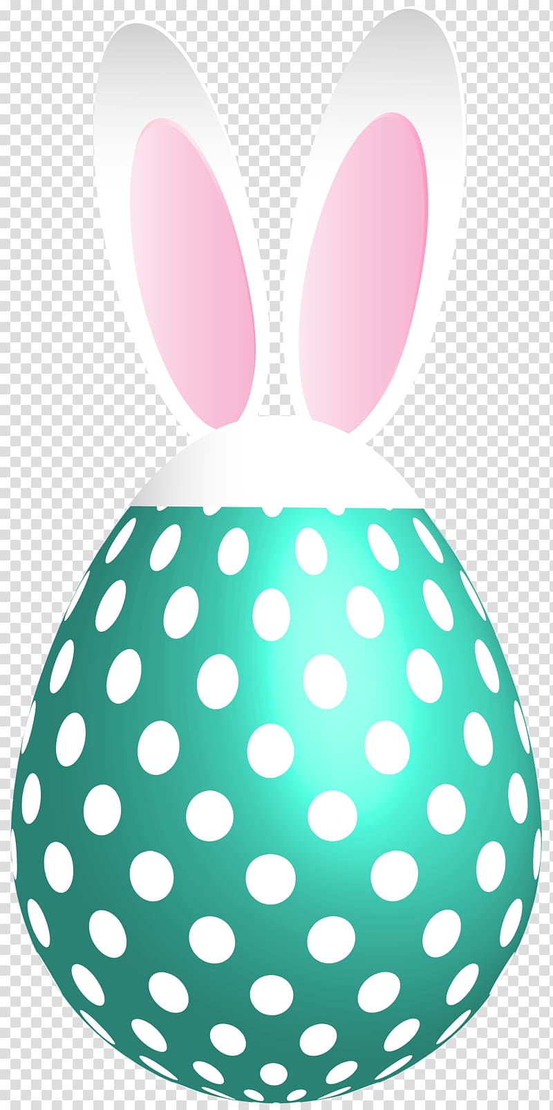 Mylar balloon Button Bag BoPET, Easter Dotted Bunny Egg Blue transparent background PNG clipart