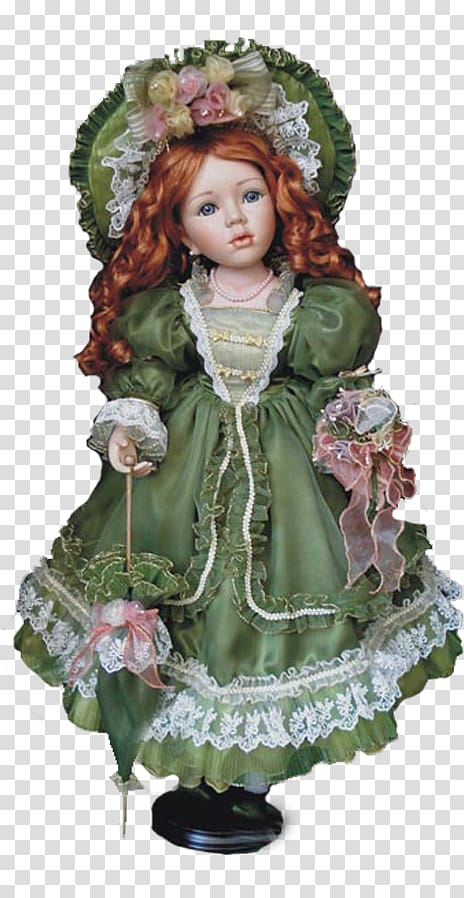 Bisque doll Porcelain Toy , doll transparent background PNG clipart