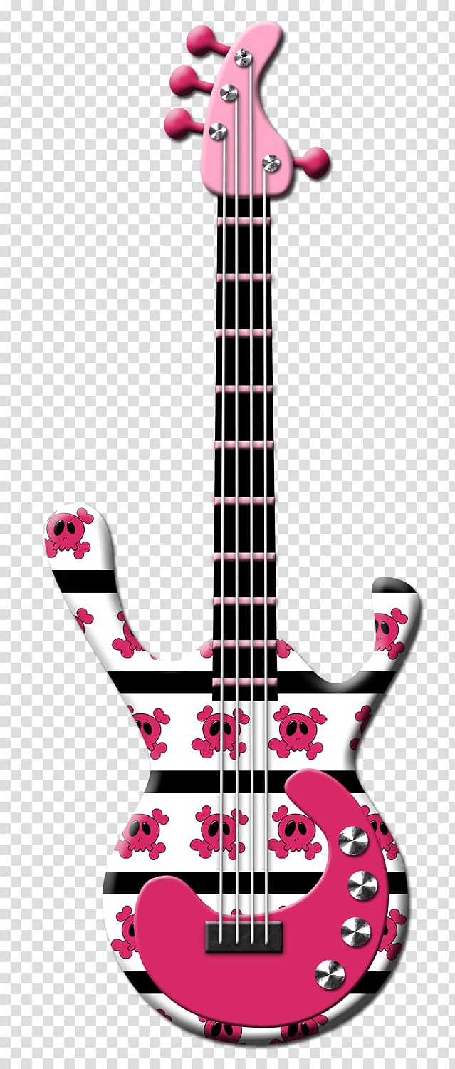 Bass guitar Acoustic-electric guitar Electronic Musical Instruments, Punk Rock transparent background PNG clipart