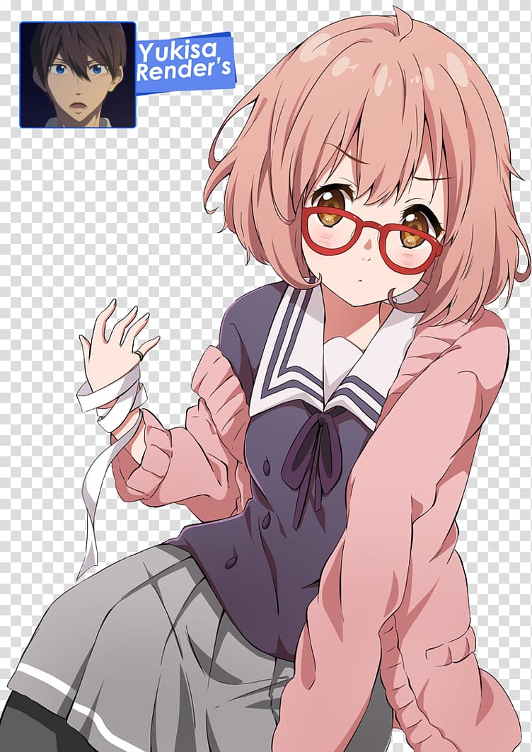 Beyond the Boundary Anime Rendering Kyoto Animation, mirai kuriyama transparent background PNG clipart