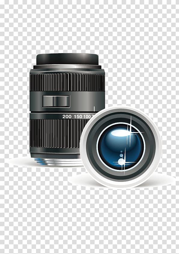 black zoom lens , Camera lens, camera lens transparent background PNG clipart