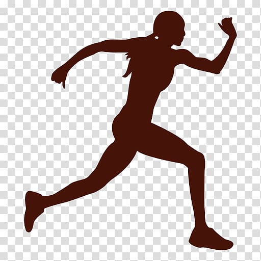 Athlete Silhouette Running, run transparent background PNG clipart