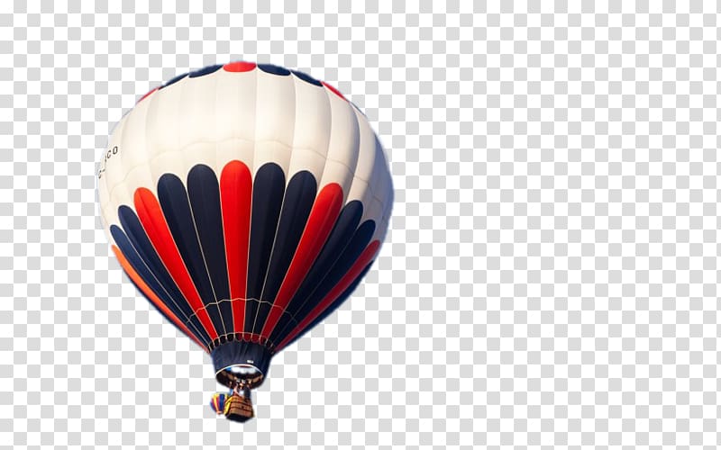 Hot air balloon, Red and black hot air balloon transparent background PNG clipart