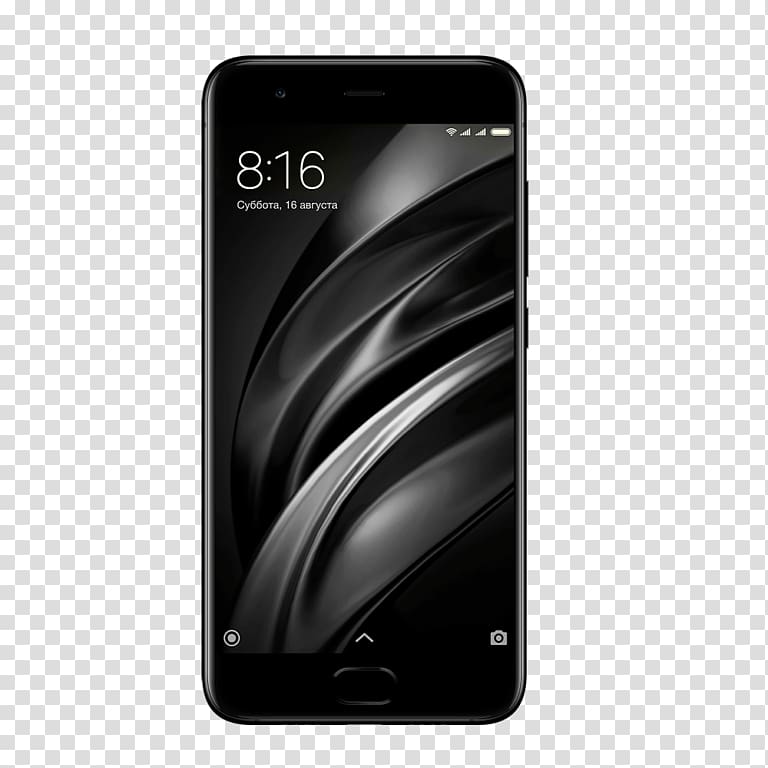 Xiaomi Mi 6 Dual SIM 64GB/6GB (Factory Unlocked, Black) Xiaomi Mi 5c Smartphone, smartphone transparent background PNG clipart
