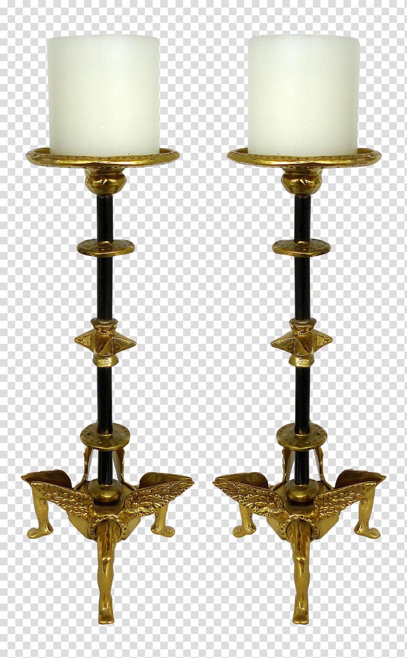Brass Bronze Metal Copper Candlestick, Brass transparent background PNG clipart