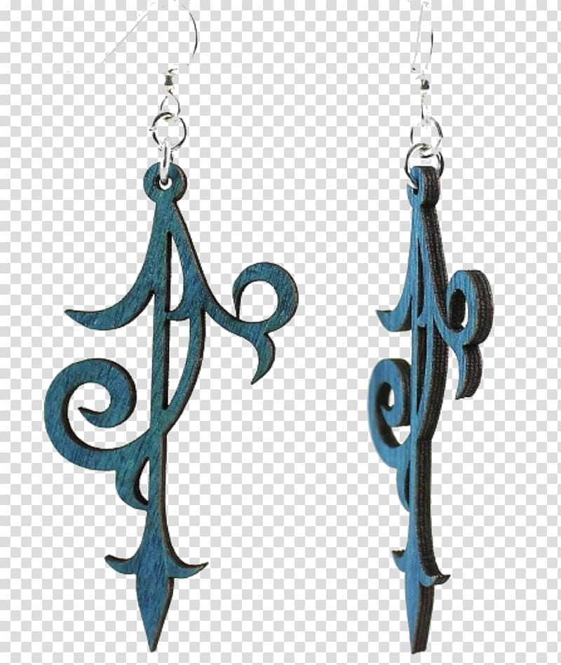 Earring Laser cutting Wood Etsy, Scroll Ornament transparent background PNG clipart