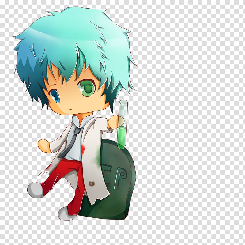 Chibi Scientist Anime Science Mangaka, Chibi transparent background PNG clipart