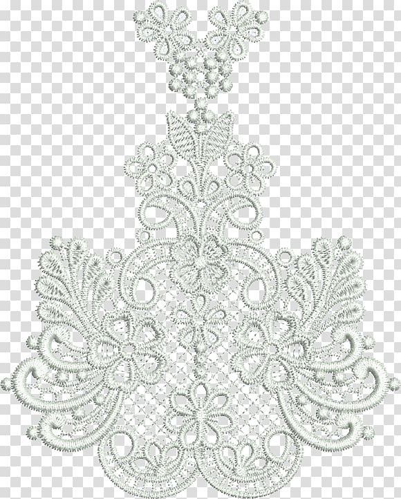 white decor, Lace Machine embroidery Cutwork Pattern, embroidery transparent background PNG clipart