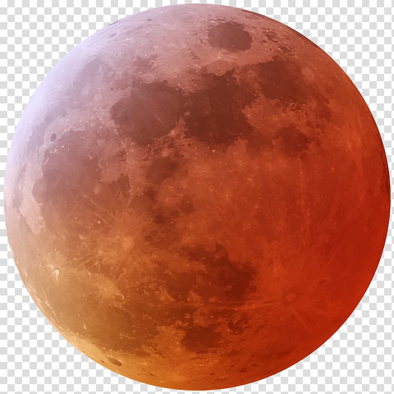 red moon illustration, Lunar eclipse Moon Solar eclipse , half moon transparent background PNG clipart
