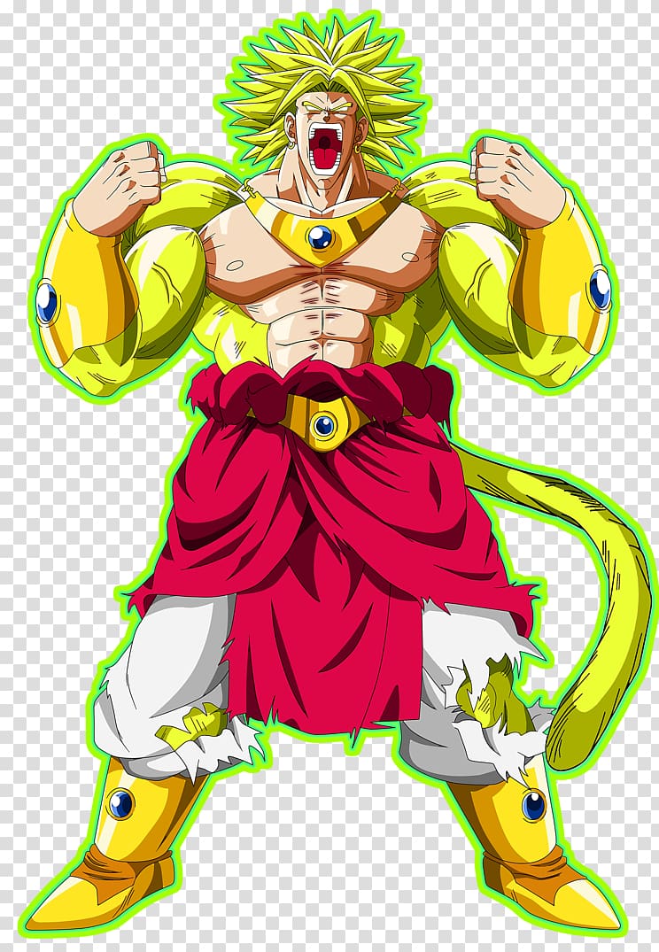 Bio Broly Goku Vegeta Android 18 Trunks, Dragon Ball Broly transparent background PNG clipart