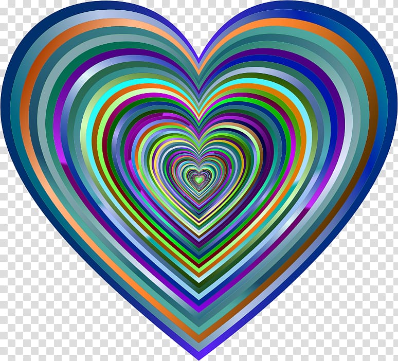Heart Desktop Psychedelia , hearts transparent background PNG clipart