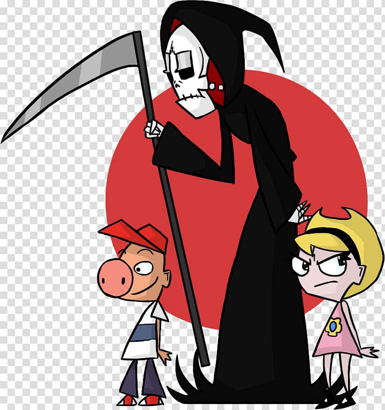 Drawing Illustration Cartoon, grim adventures of billy and mandy transparent background PNG clipart