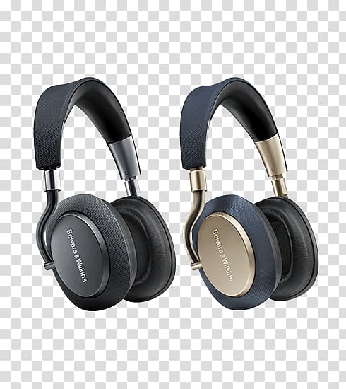 Bowers & Wilkins PX Noise-cancelling headphones Active noise control, wearing a headset transparent background PNG clipart