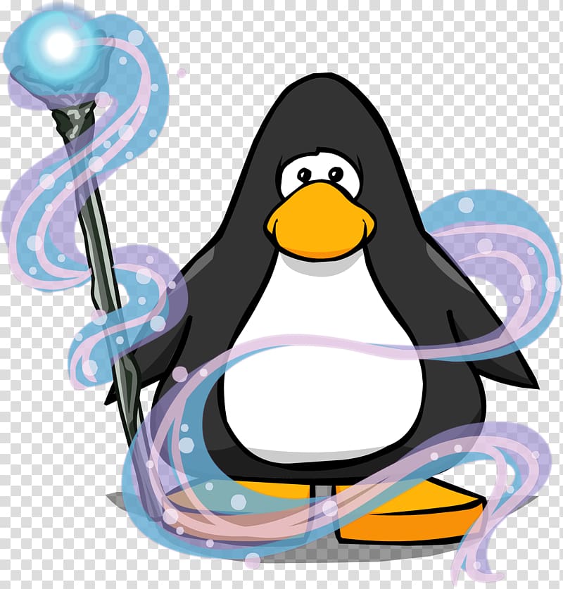 Club Penguin Flightless bird Magic, Penguin transparent background PNG clipart