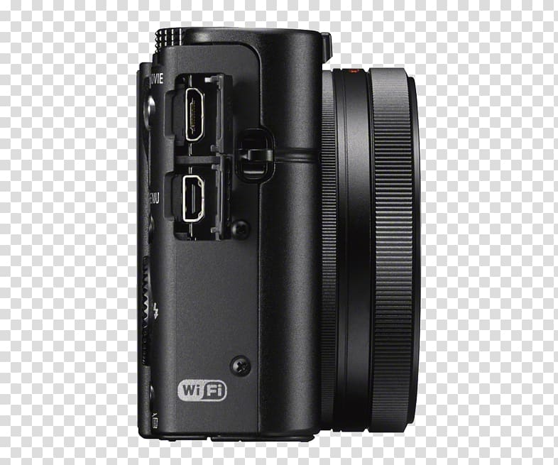 Point-and-shoot camera Electronic viewfinder 索尼 Carl Zeiss AG Exmor R, Camera transparent background PNG clipart