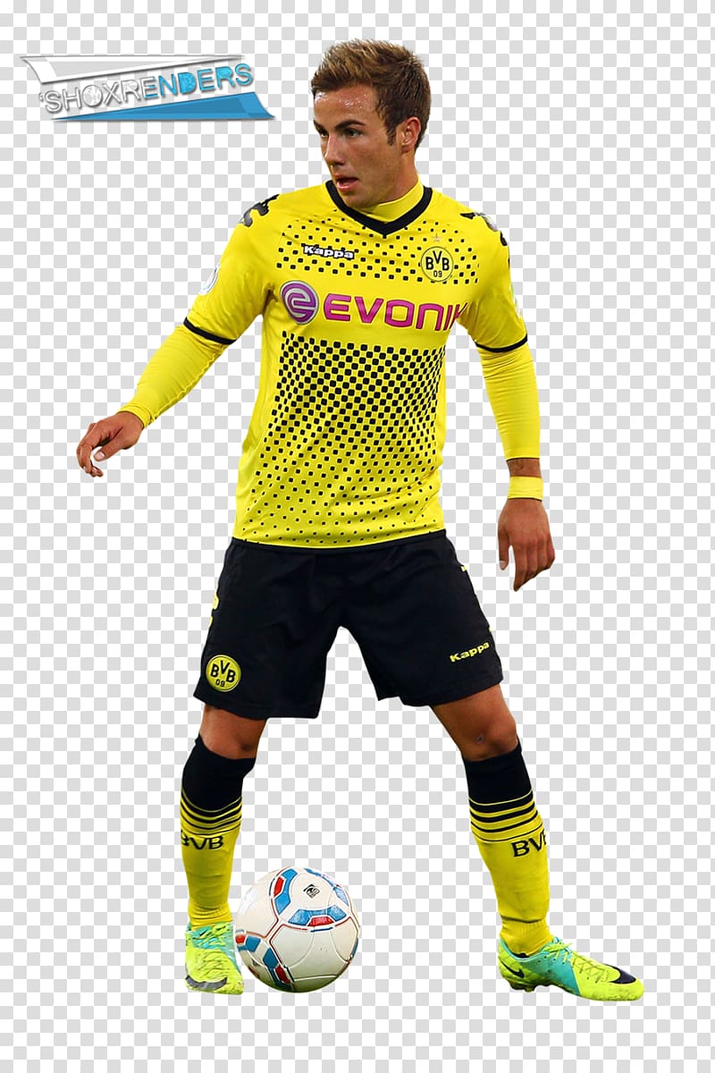 Mario Götze FC Bayern Munich 2014 FIFA World Cup Final Borussia Dortmund, football transparent background PNG clipart