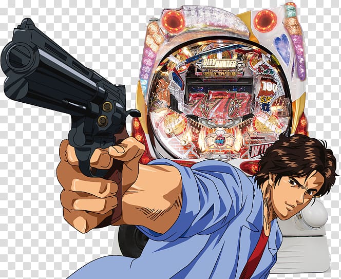 Ryo Saeba City Hunter X-Y-Z Heiwa Corporation Colt Python, City Hunter transparent background PNG clipart