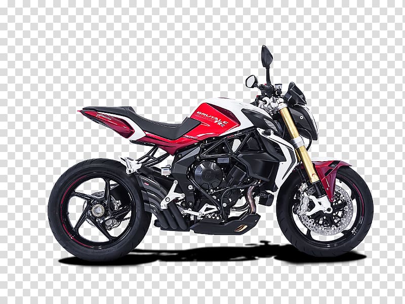 Exhaust system MV Agusta Brutale series Motorcycle MV Agusta Brutale 800, motorcycle transparent background PNG clipart