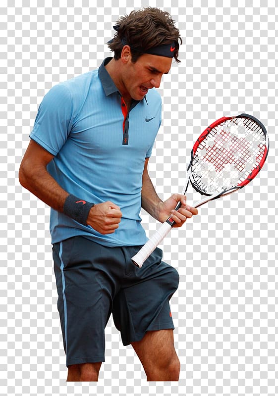 Roger Federer Strings Tennis Rackets, roger federer transparent background PNG clipart