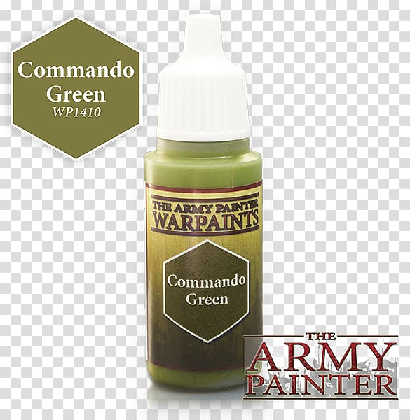 Warpaint Painting Wash The Army-Painter ApS, green paint transparent background PNG clipart