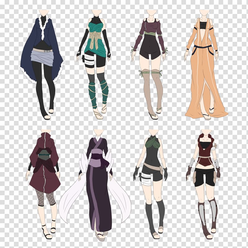 Naruto Designer clothing Drawing, the hottest ethnic trend transparent background PNG clipart