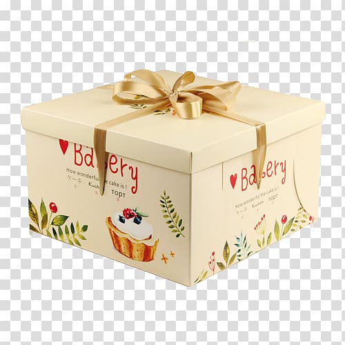 Birthday cake box with cartoon world transparent background PNG clipart