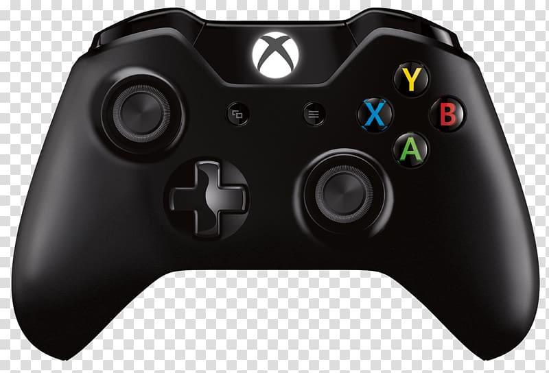 Xbox 360 controller Xbox One controller Black, xbox transparent background PNG clipart