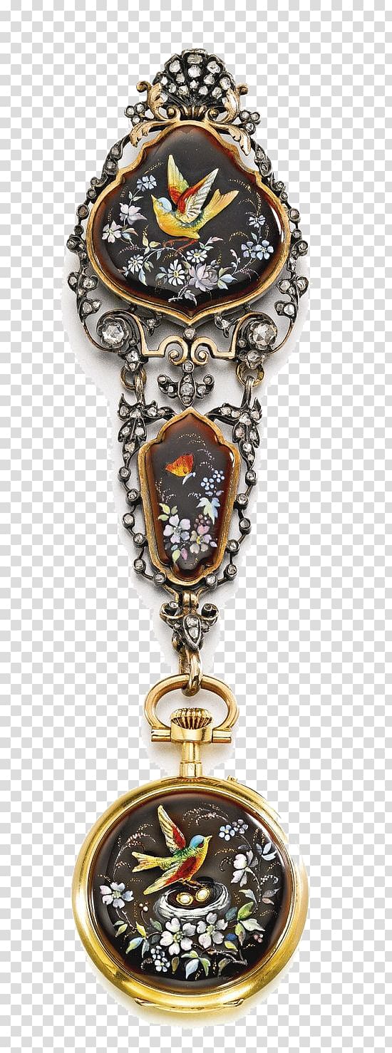 Pocket watch Clock Jewellery Chatelaine, Watch transparent background PNG clipart