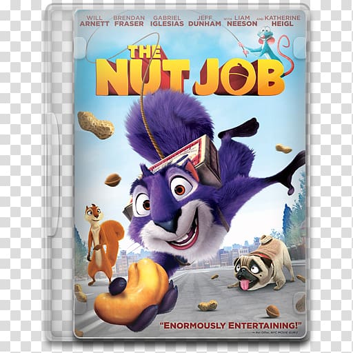 Blu-ray disc Surly The Nut Job DVD Digital copy, nut job transparent background PNG clipart